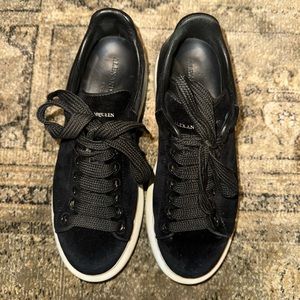 Alexander McQueen Black and White Sneakers